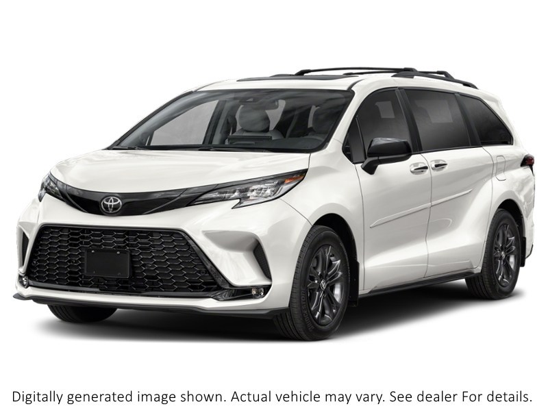 2026 Toyota Sienna XSE 7-Passenger AWD White  Shot 4