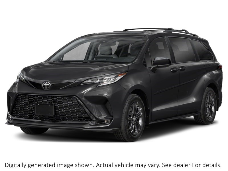 2026 Toyota Sienna XSE 7-Passenger AWD Midnight Black Metallic  Shot 4